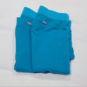 Figs Kade Scrubs Teal (Set of 2)